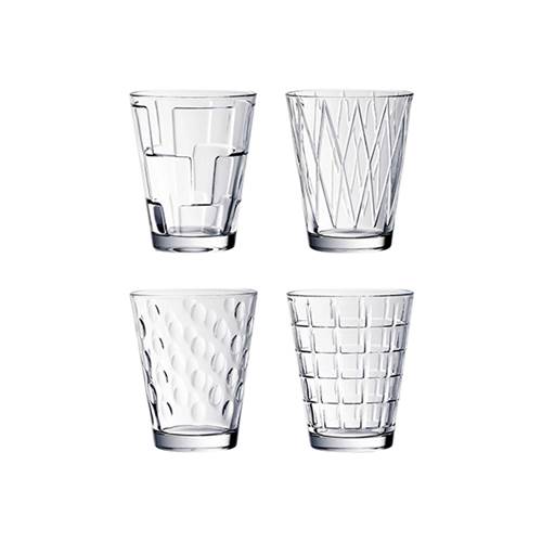 Dressed Up Wasserglas-Set 4 Teilig