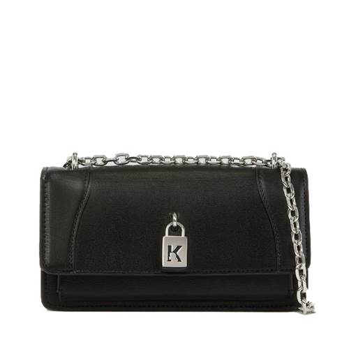 LOCKED WALLET ON CHAIN BLACK