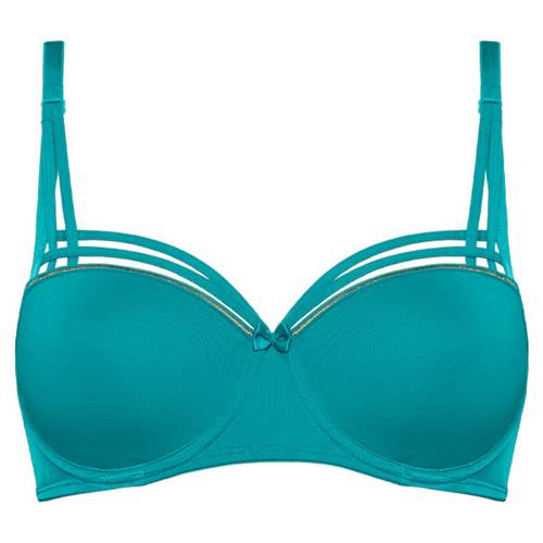 Dame de Paris lake blue and gold