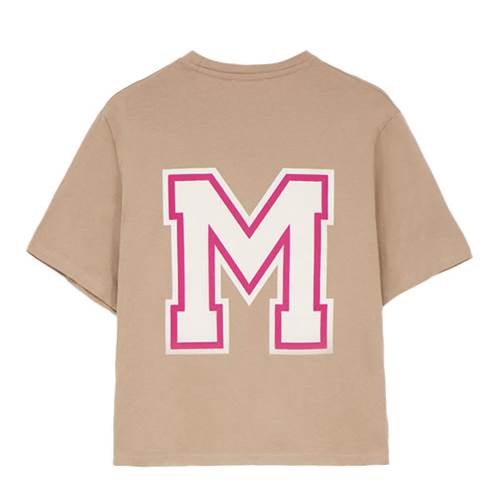 Lichtbruin T-shirt met "M" logo