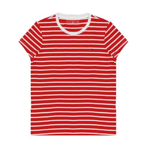 Basic C-neck SS Stripe/