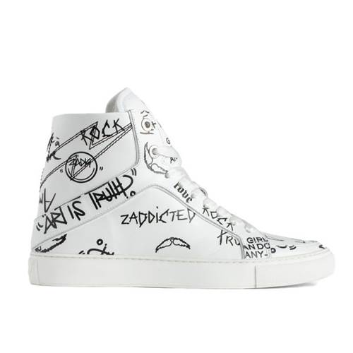 Sneaker High Flash Smooth blanc