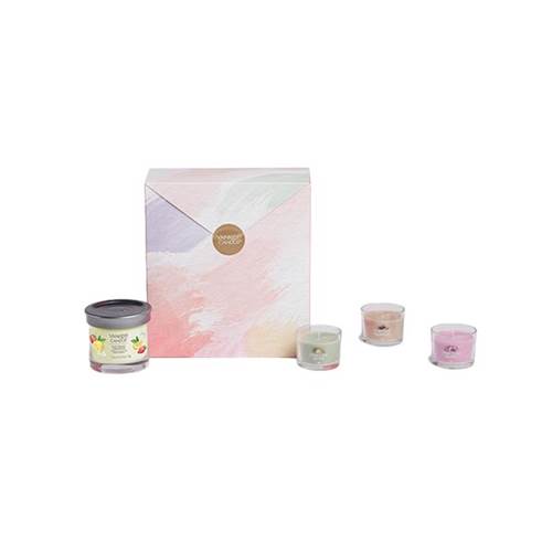 Art In The Park Small Tumbler 3 Filled Votive Gift Set